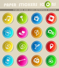 Valentines day simply icons