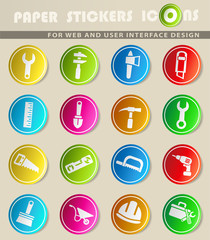 work tools icon set