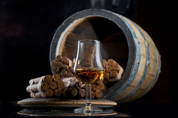 Cigars with the scent of brandy