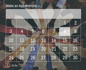 Calendar Agenda Appointment Meeting Memo Concept