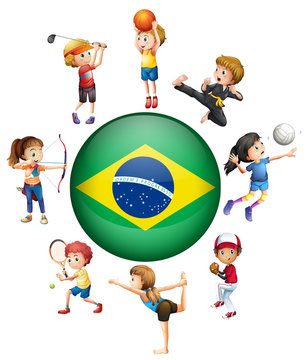 Different sports in Brazil