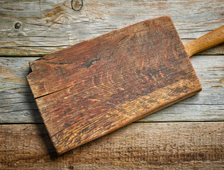 old wooden cutting board