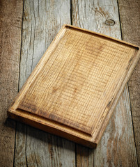 old wooden cutting board