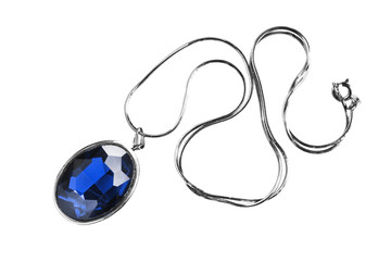 Necklace on white