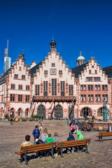 Obraz premium Frankfurt am Main, Römerplatz