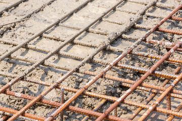 Concrete floor pouring