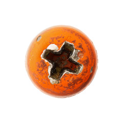 Rusty screw head