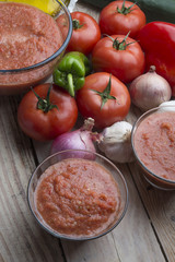 Gazpacho typical food spanish