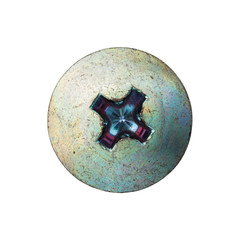Rusty screw head