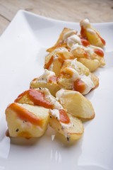 patatas bravas typical spanish