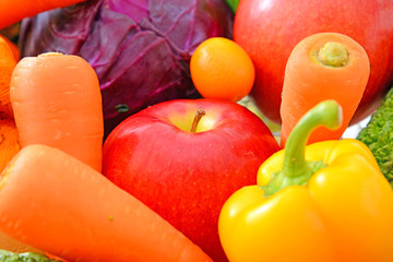 新鮮な野菜と果物