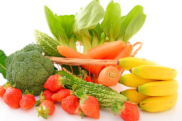 新鮮な野菜と果物