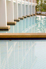 building inflection in swimming pool