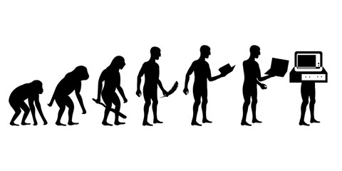 Human evolution: from monkey to cyborg