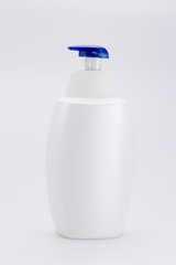 Isolated hand sanitizer soap dispenser on white background