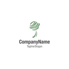 Obraz premium Tree logo illustration icon set