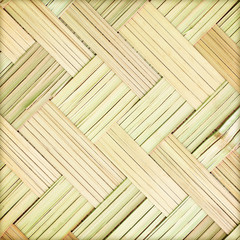 close up woven bamboo pattern