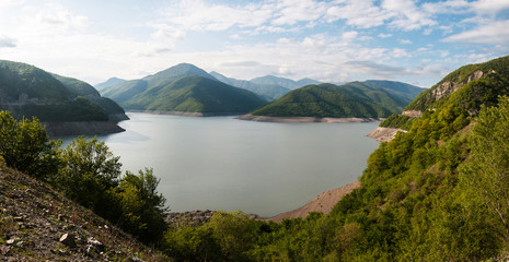 Zhinvali Reservoir, Georgia.