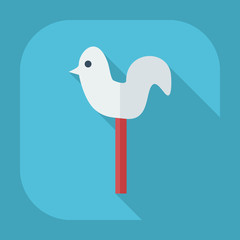 Flat modern design with shadow icons candy