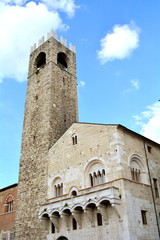 Fototapeta na wymiar The famous cathedral in Brescia, Italy.
