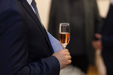 at the cocktail party