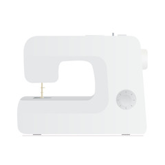sewing machine on a white background