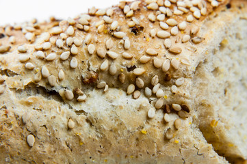 Cut wholemeal bread