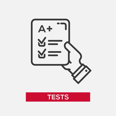 Tests - single icon