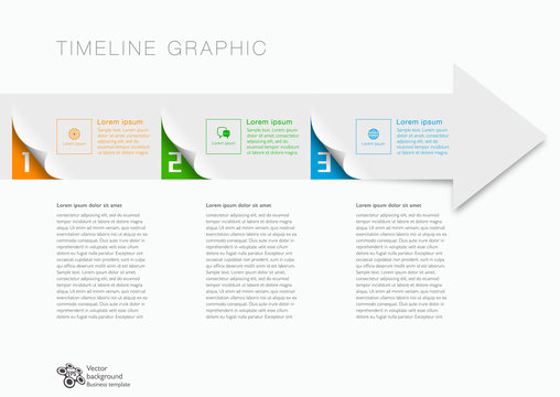 Timeline/ Work Flow #Vector Graphic