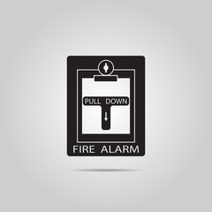 Fire alarm icon