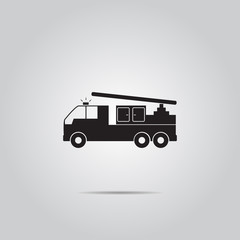 fire engine vector icon