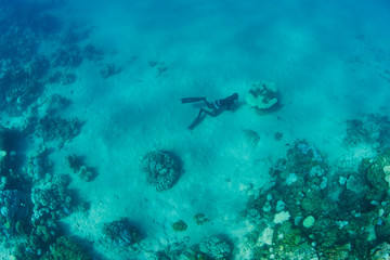 vacation on island in sea