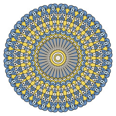 Round ethnic pattern