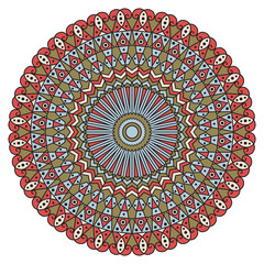Round ethnic pattern