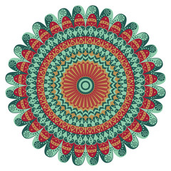 Round ethnic pattern