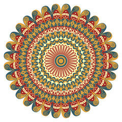 Round ethnic pattern