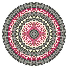 Round ethnic pattern