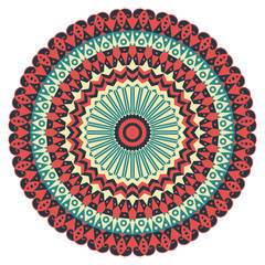 Round ethnic pattern