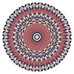 Round ethnic pattern