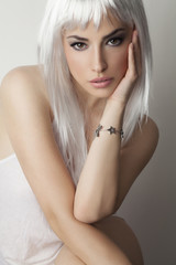 platinum hair beauty - 114135723