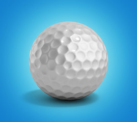 golf ball 3d render on gradient