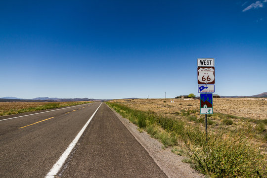 Historic Route 66 in the USA