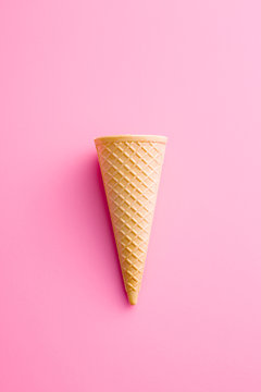 Sweet wafer cone.