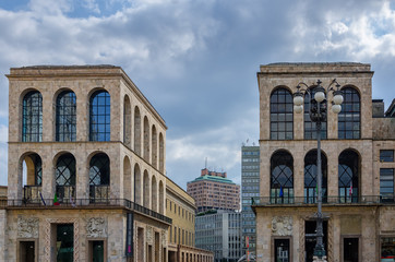 Towers of Novecento museum, Milan, Italy