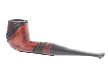 Tobacco pipe isolated on white background