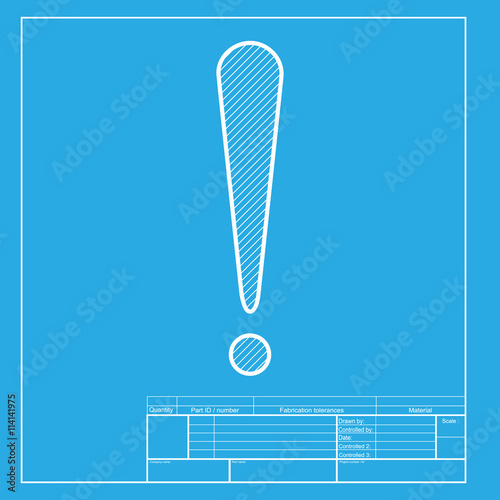 attention sign template