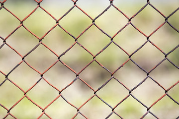 Wire fence closeup background