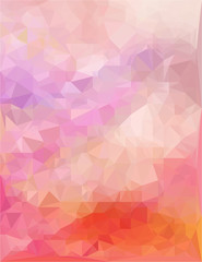 triangulation colorful, stylish background texture abstraction