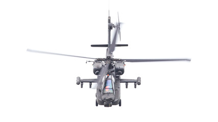 LEEUWARDEN, THE NETHERLANDS - JUN 11, 2016: Boeing AH-64 Apache