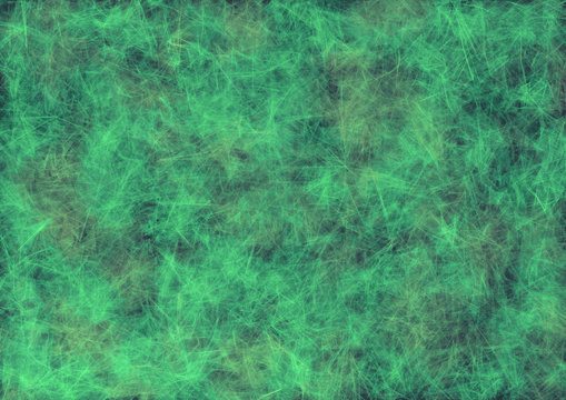 Abstract drawn grunge background in green colors. Effect of crumpled paper. Horizontal banner. Series of Watercolor, Oil, Pastel, Chalk and Inc Backgrounds.